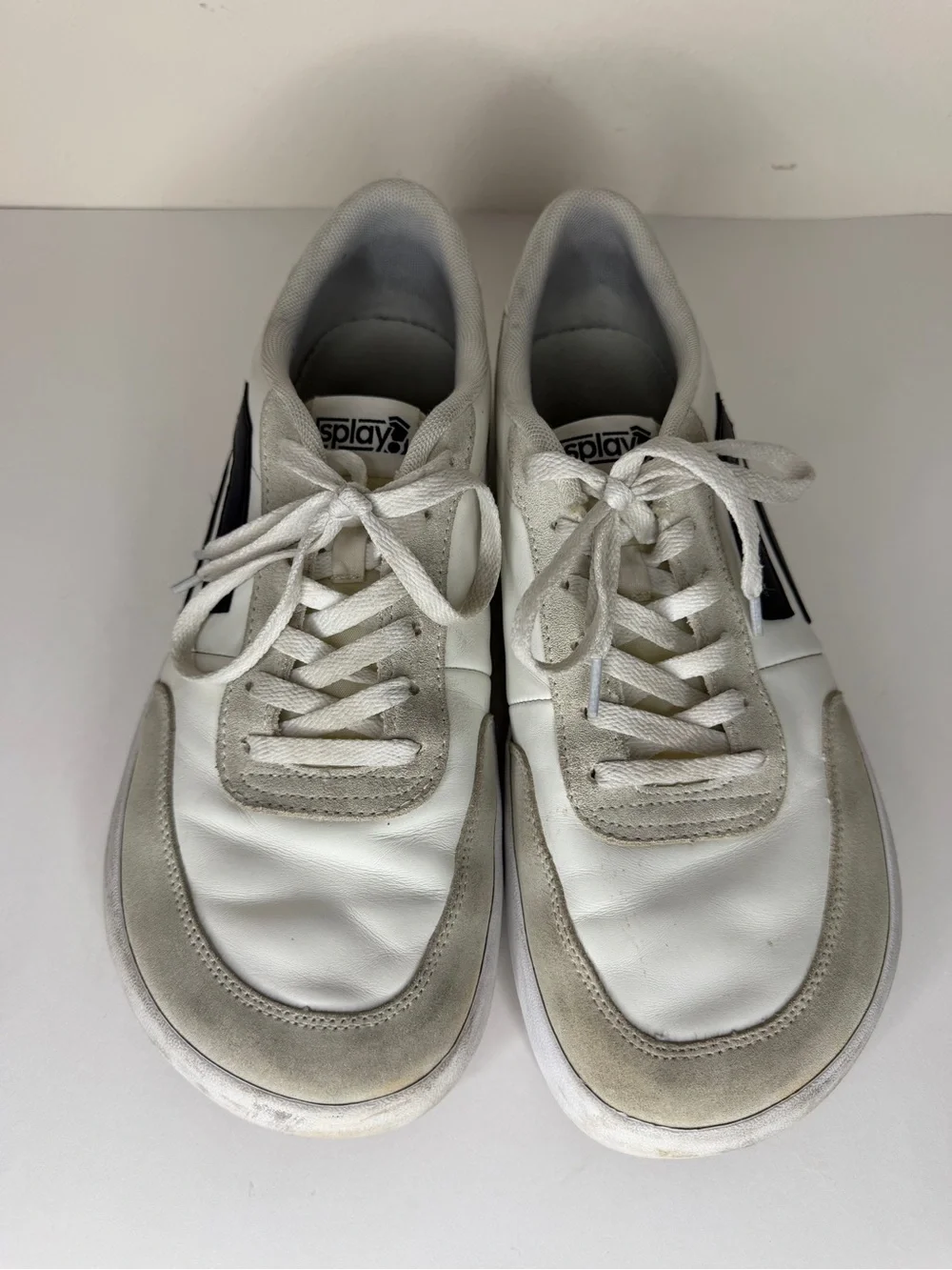 Splay Shoes 101 Graphite Lace Up Low Top Sneakers Retro Barefoot Mens Size 11